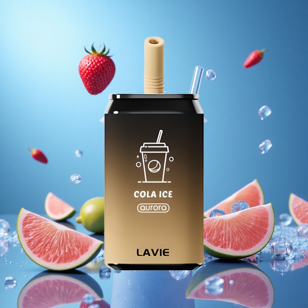 LAVIE Aurora 11000 Puffs Cola Is 22ML Kapacitet 650mAh Batteri partihandel Sverige