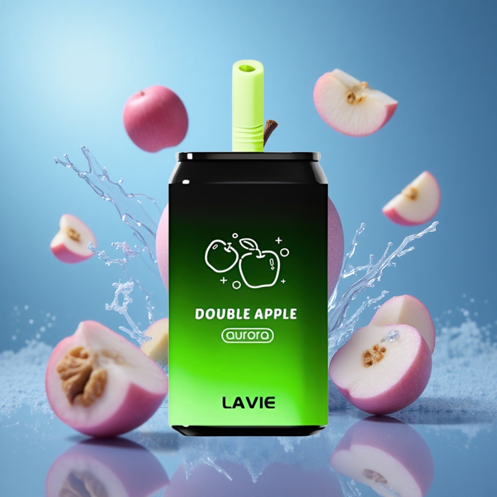 LAVIE Aurora 11000 Puffs Dubbel Äpple 22ML E-vätskevolym 650mAh Batterikapacitet partihandel Sverige