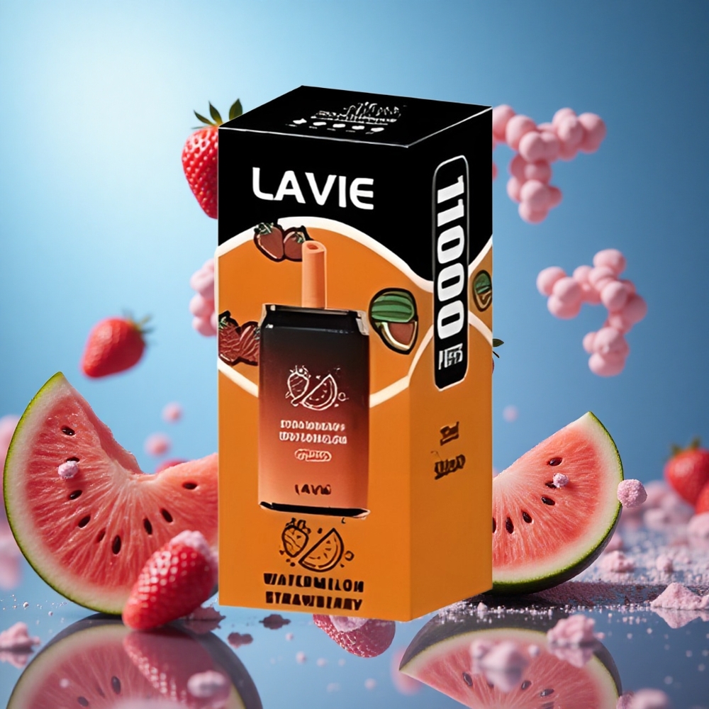 LAVIE Aurora 11000 Puffs Jordgubb Vattenmelon Batterikapacitet: 650mAh E-vätskekapacitet: 22ML partihandel Sverige