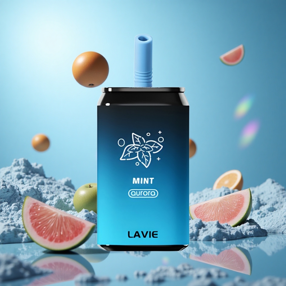 LAVIE Aurora 11000 Puffs Mynta 22ML E-vätska Kapacitet 650mAh Batterikapacitet partihandel Sverige