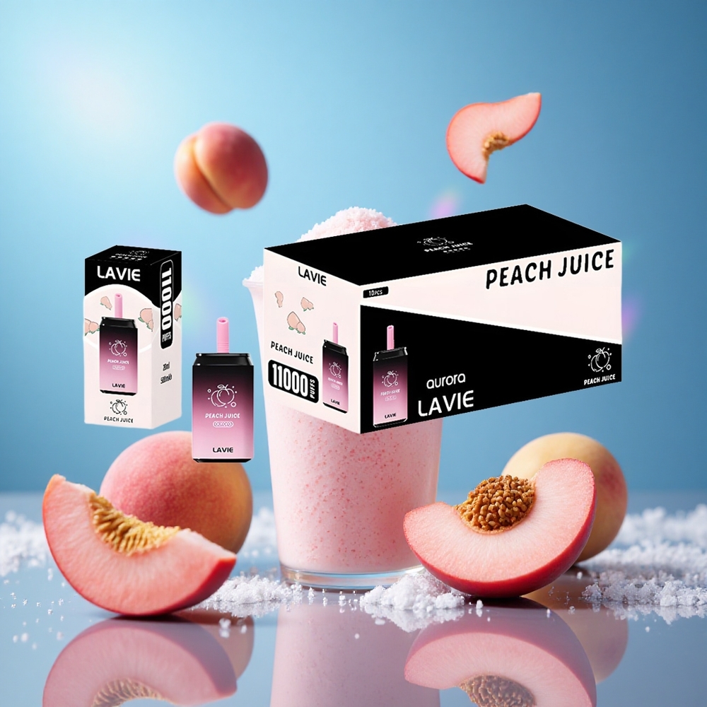 LAVIE Aurora 11000 Puffs Persikajuice 22ML E-vätska 650mAh Batteri partihandel Sverige