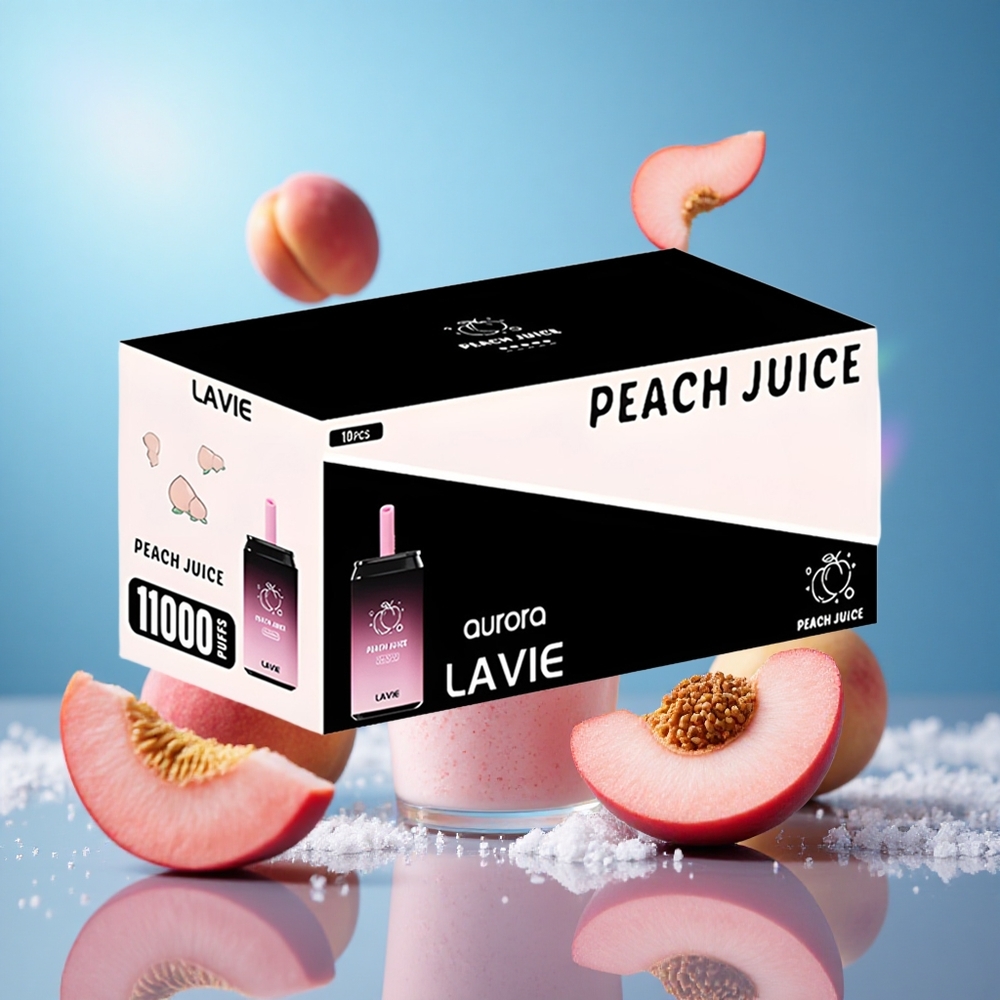 LAVIE Aurora 11000 Puffs Persikajuice 22ML E-vätska 650mAh Batteri partihandel Sverige