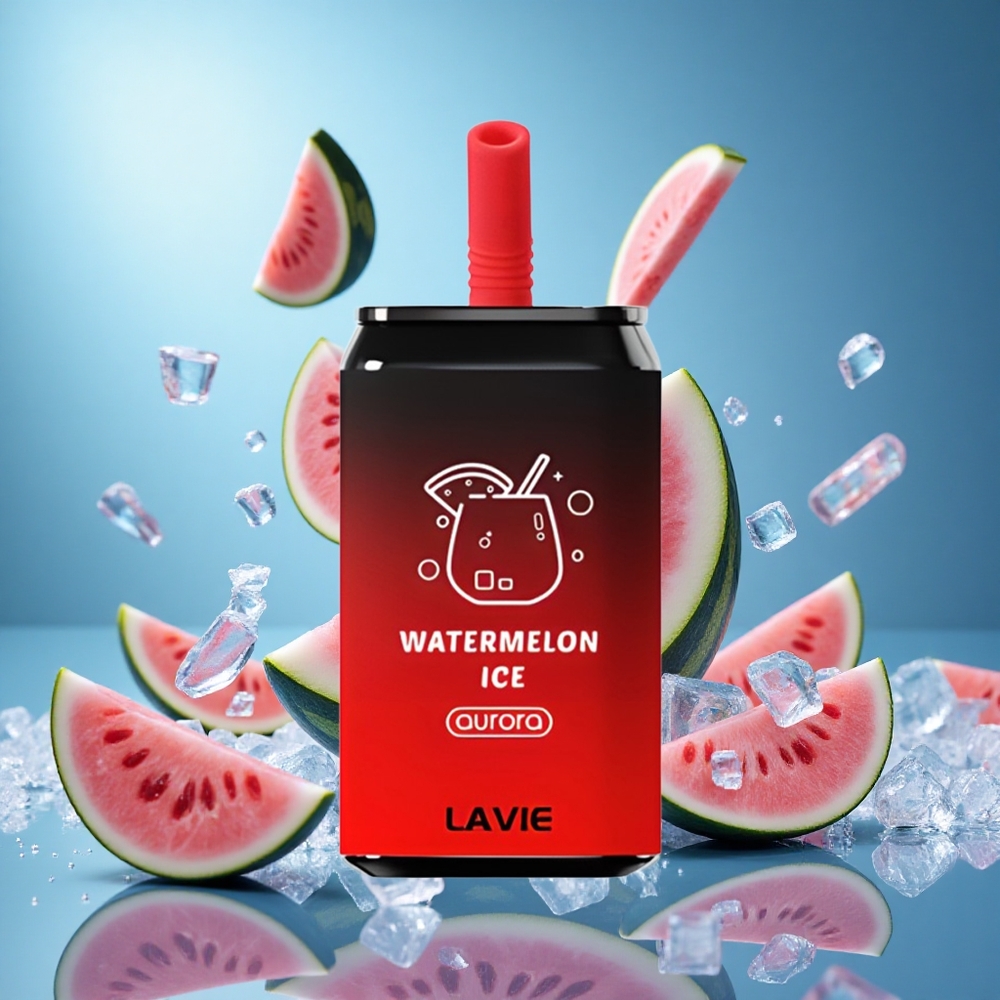 LAVIE Aurora 11000 Puffs Vattenmelon Is (Vikt: 0.095 kg, Batterikapacitet: 650mAh) partihandel Sverige
