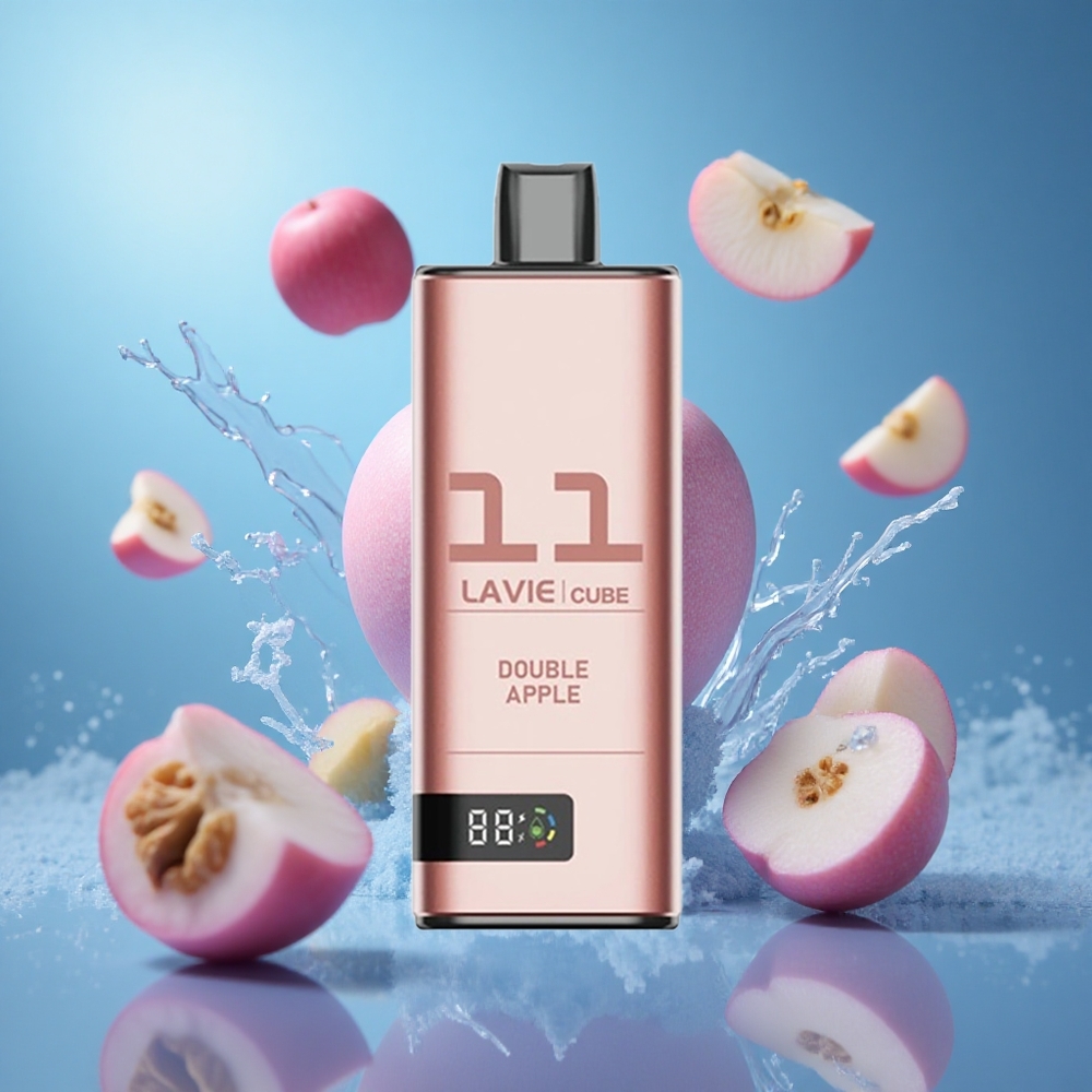 Lavie Cube 20000 Puffs Dubbel Äpple 28ML 600mAh partihandel Sverige