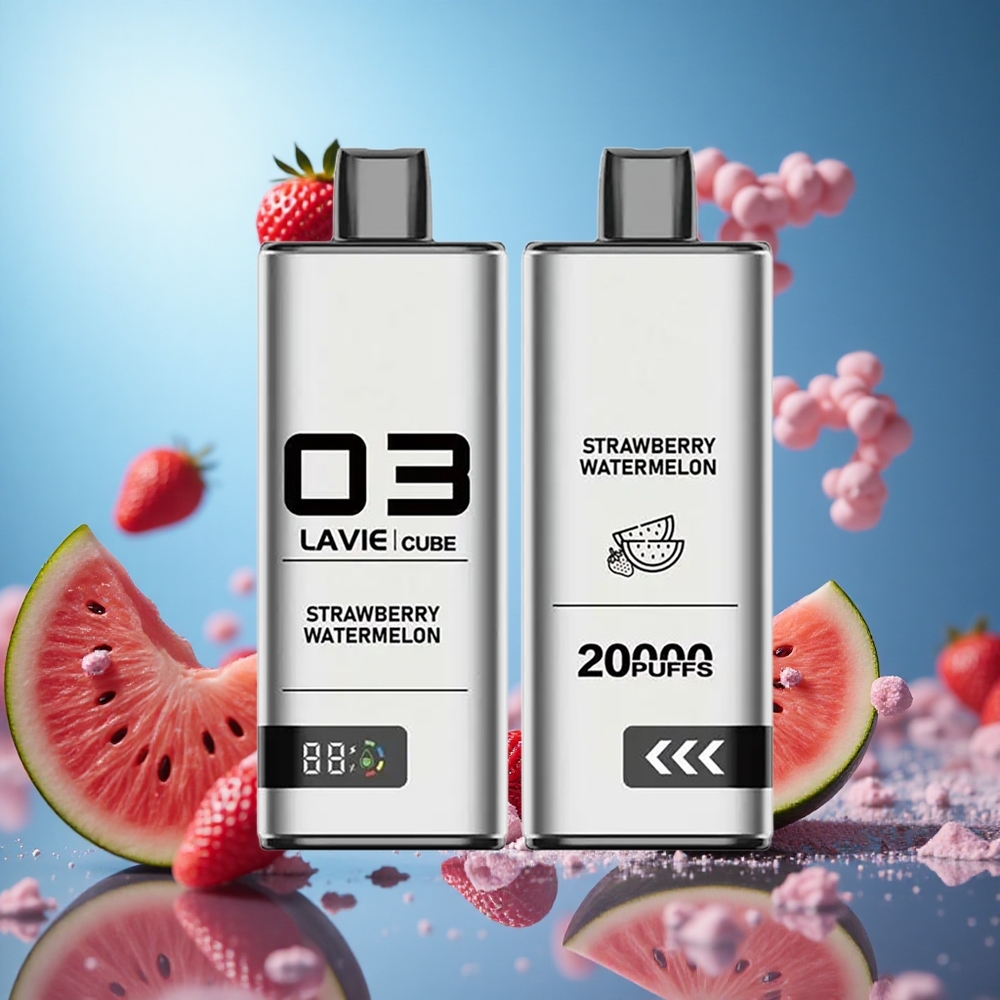 Lavie Cube 20000 Puffs Jordgubb Vattenmelon 28ML 600mAh partihandel Sverige