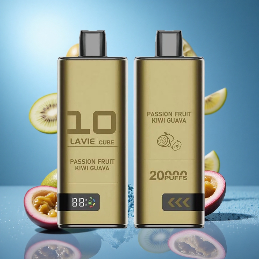 Lavie Cube 20000 Puffs Passionsfrukt Kiwi Guava 28ML 600mAh partihandel Sverige