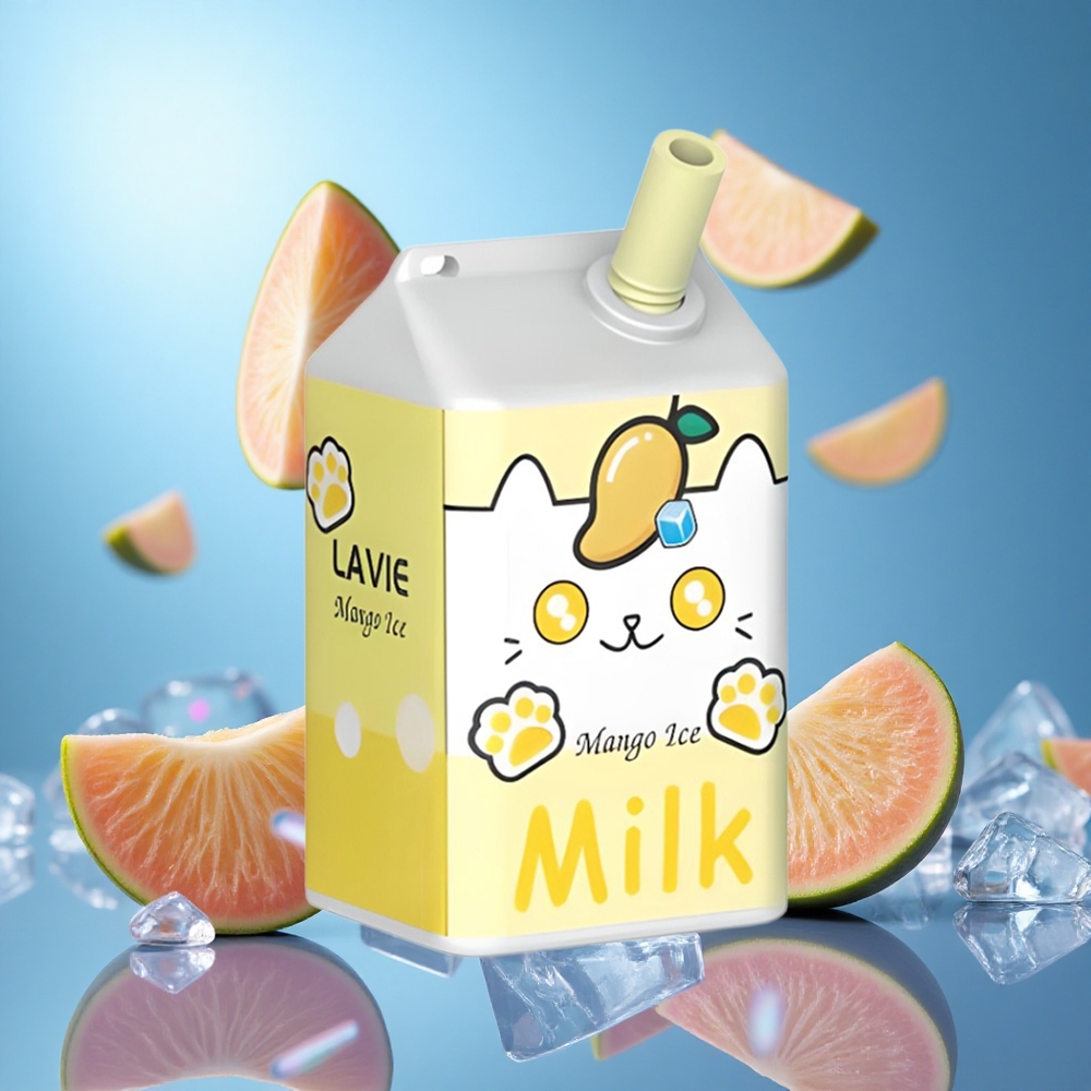 LAVIE Milk 7000 Puffs Mango Is 16ML E-vätska 600mAh Batteri partihandel Sverige