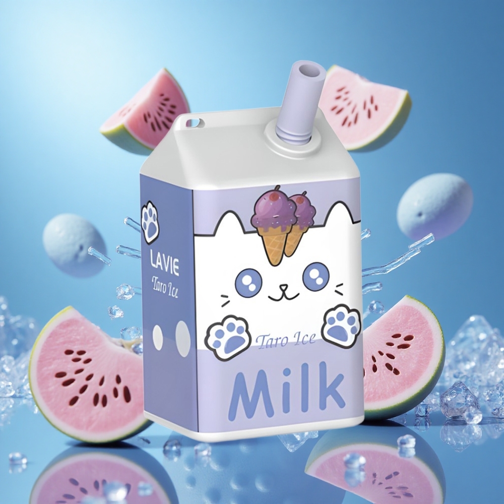 LAVIE Milk 7000 Puffs Taro Is 16ML E-vätska 600mAh Batteri partihandel Sverige