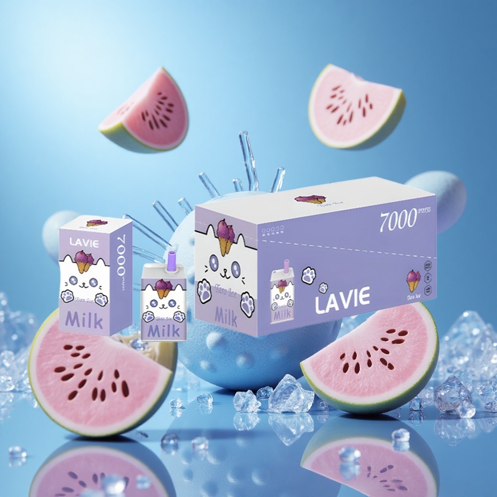 LAVIE Milk 7000 Puffs Taro Is 16ML E-vätska 600mAh Batteri partihandel Sverige