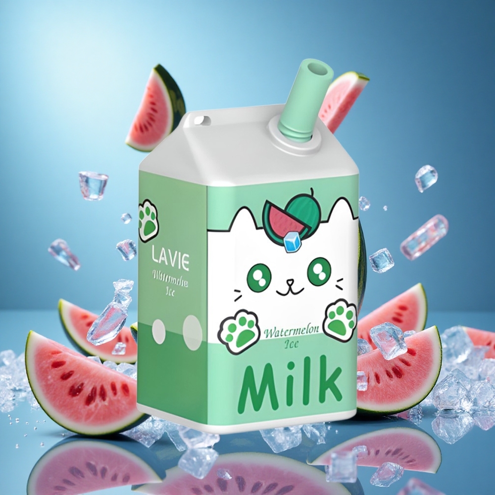 LAVIE Milk 7000 Puffs Vattenmelon Is med 16ML E-vätska och 600mAh Batteri partihandel Sverige