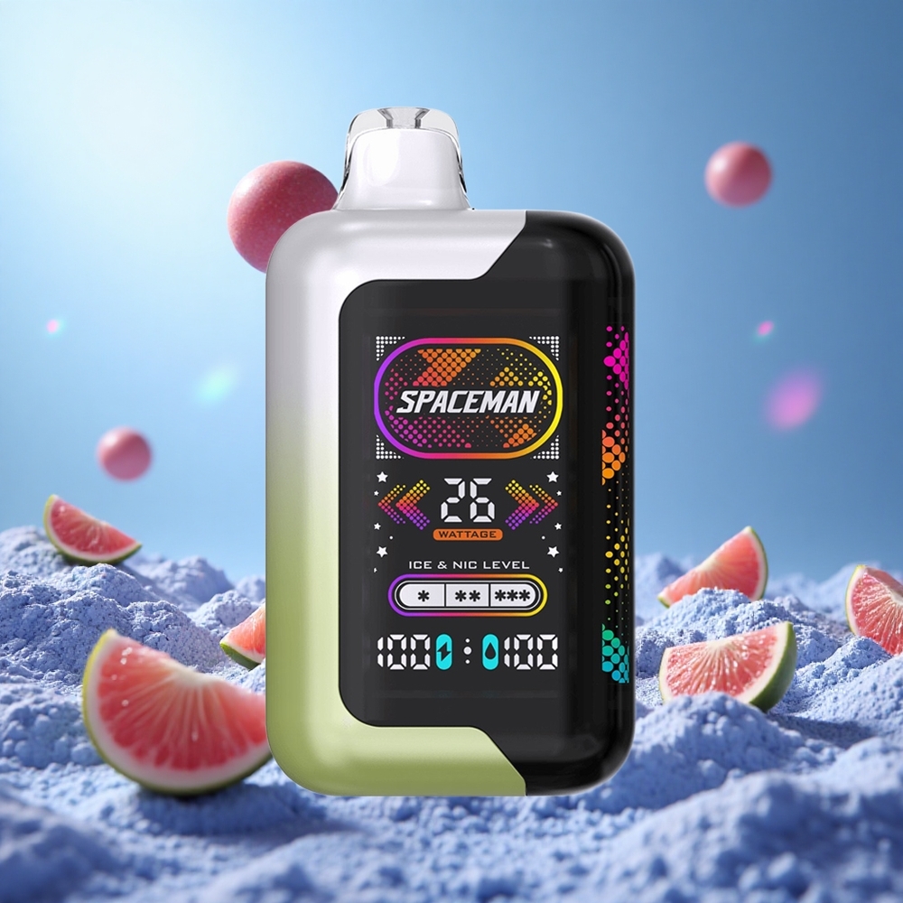 SMOK SPACEMAN SP40000 40000 E-cigaretter Puffs Vit Druva Is 20ml e-vätska partihandel Sverige