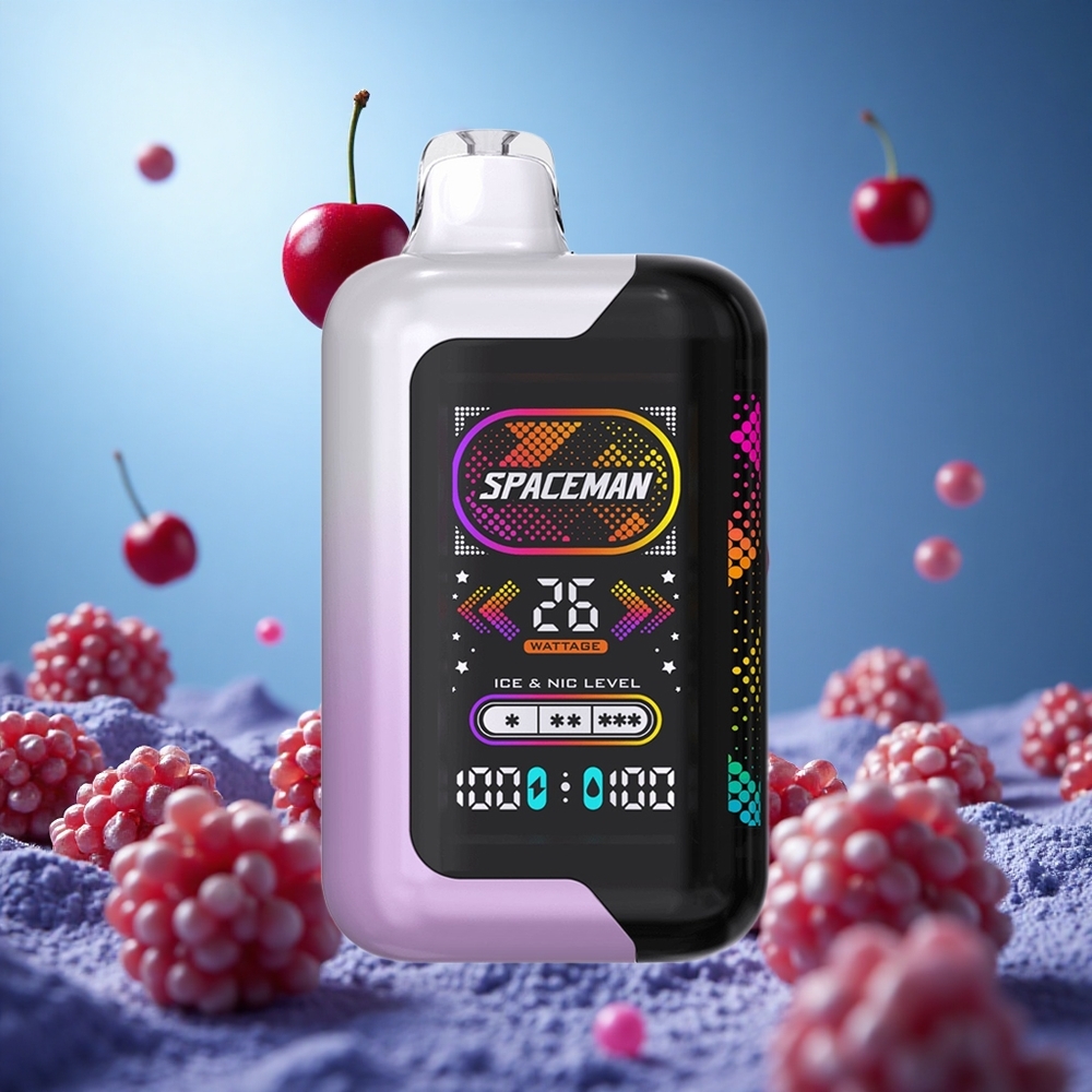 SMOK SPACEMAN SP40000 40000 Puffs Körsbär Granatäpple 20ml eLiquid partihandel Sverige