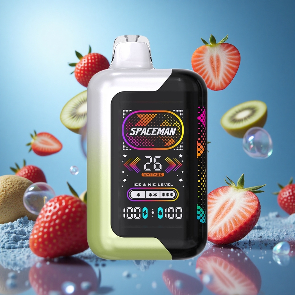 SMOK SPACEMAN SP40000 40000 Tugg Smultron Kiwi Skärm: 2.28" Ultra-Large LED Batterikapacitet: 1000mAh partihandel Sverige