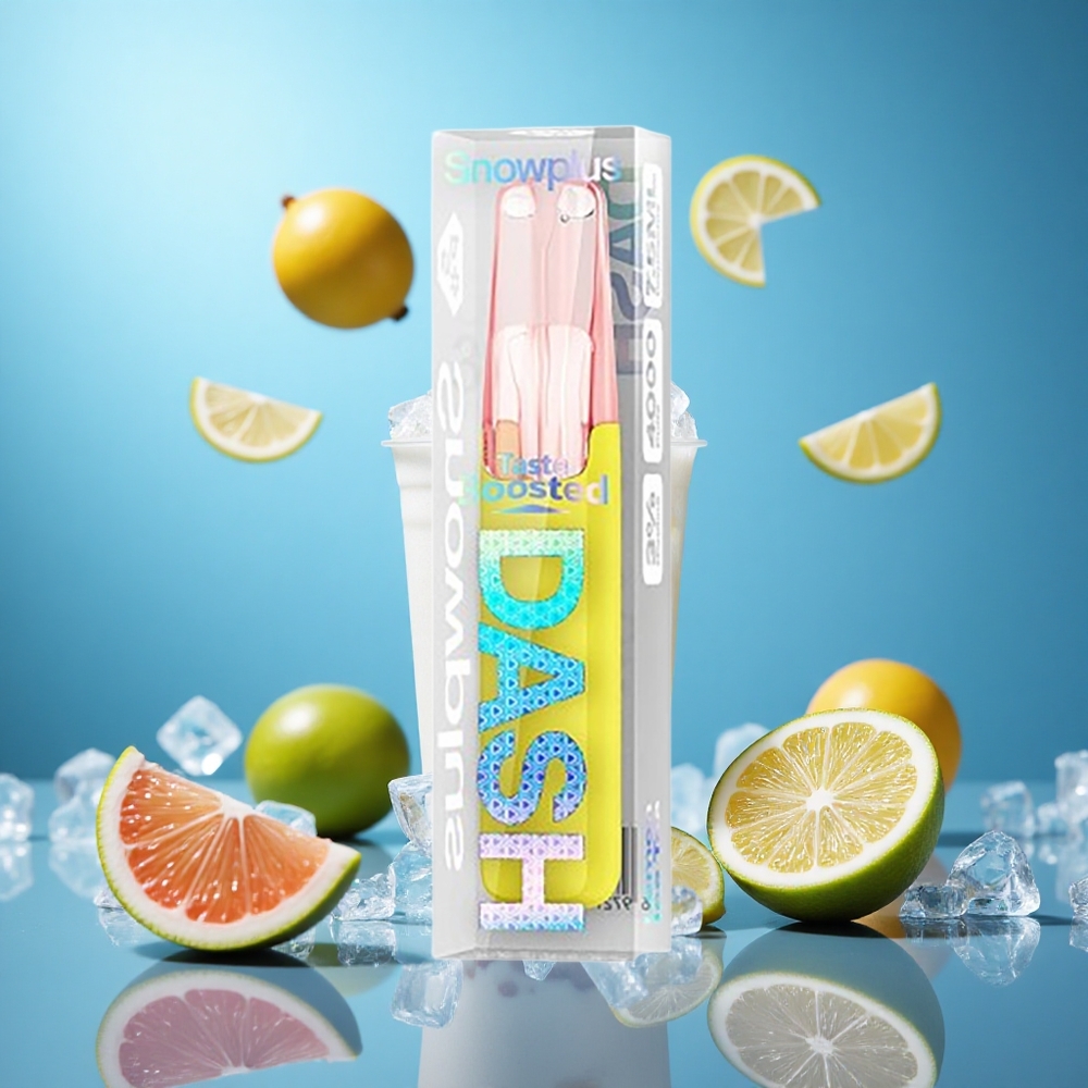 Snowplus Dash 4000 Puffs Citron Iste Batterikapacitet:530 mAh E-vätskevolym:7.5 ml partihandel Sverige