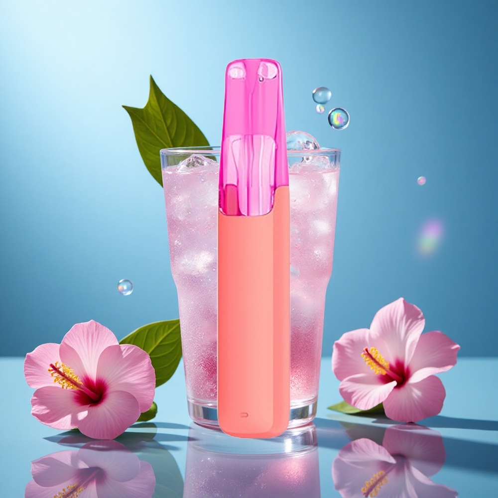 Snowplus Dash 4000 Puffs Hibiscus IsTe 7,5 ml E-vätska 530 mAh Batteri partihandel Sverige