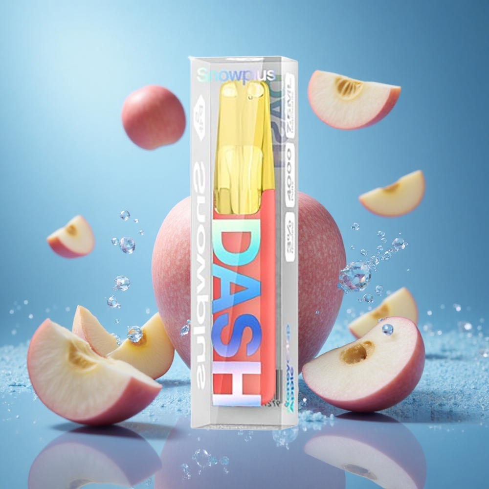Snowplus Dash 4000 Puffs Honungskrispigt Äpple 7,5 ml E-vätska 530 mAh Batteri partihandel Sverige