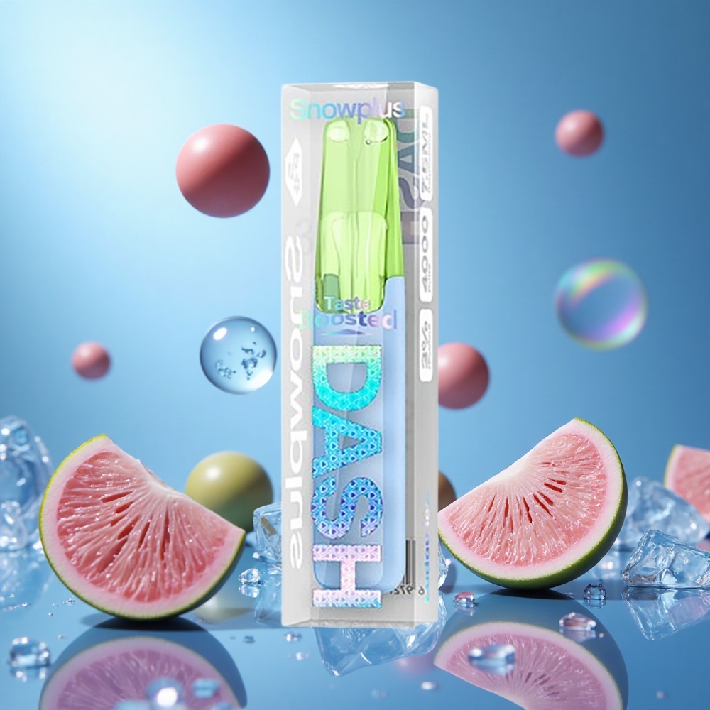 Snowplus Dash 4000 Puffs Ludou Is Disposable Enhet med Keramisk Atomizer och 7,5 ml E-vätska partihandel Sverige