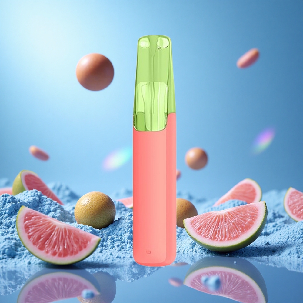 Snowplus Dash 4000 Puffs Lush Ice (Isgrön) med Keramisk Atomizer och 7.5 ml E-vätska partihandel Sverige