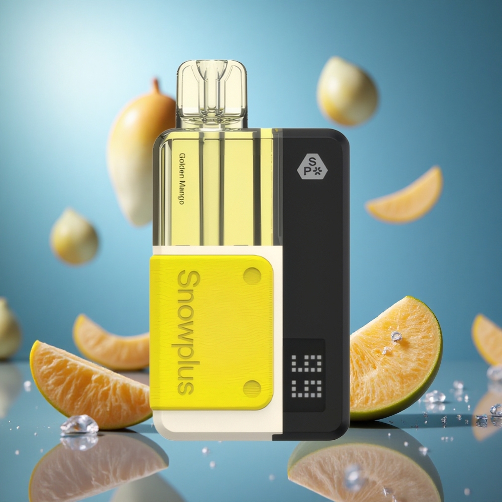 Snowplus Swift Pod Kit 15000 15000 Puffs 2+10 ml Guld Mango partihandel Sverige