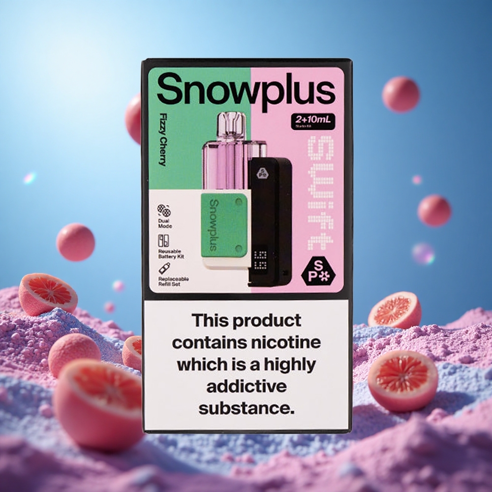 Snowplus Swift 5000 Puffs Fizzy Körsbär Dual Mesh 1000 mAh partihandel Sverige