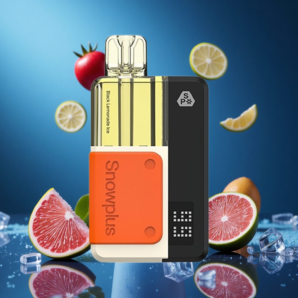 Snowplus Swift 5000 Puffs Svart Lemonad Is Dual Mesh 1000 mAh partihandel Sverige