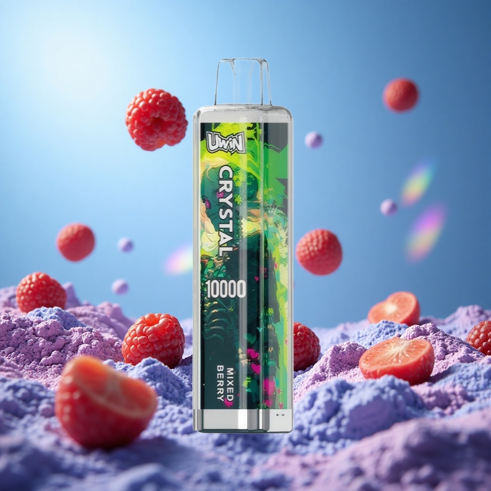 UWIN Crystal 10000 Puffs Blandade Bär RGB-belysning Typ-C snabbladdning partihandel Sverige
