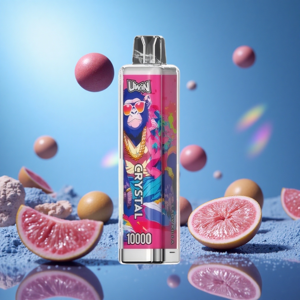 UWIN Crystal 10000 Puffs Lady Killa 18ml e-vätska 650mAh uppladdningsbart batteri partihandel Sverige