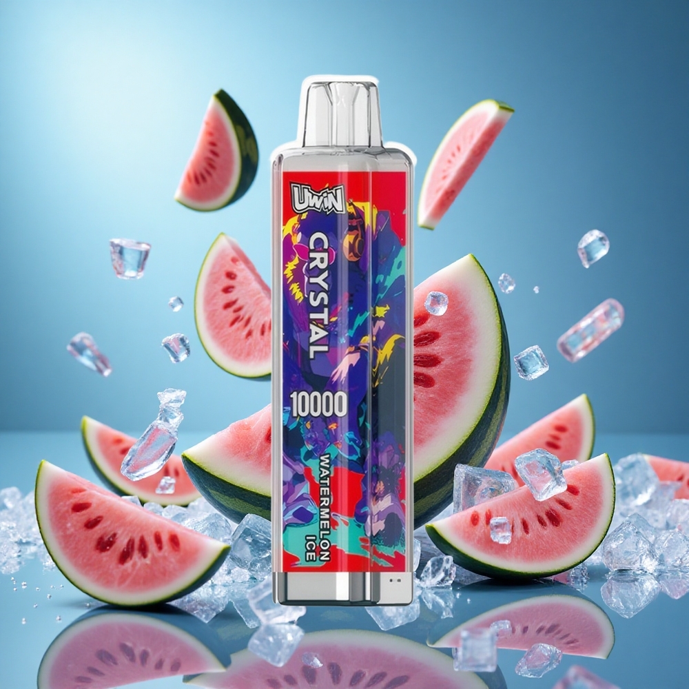 UWIN Crystal 10000 Puffs Vattenmelonsis 18ml E-Liquid Kapacitet 650mAh Batteri partihandel Sverige