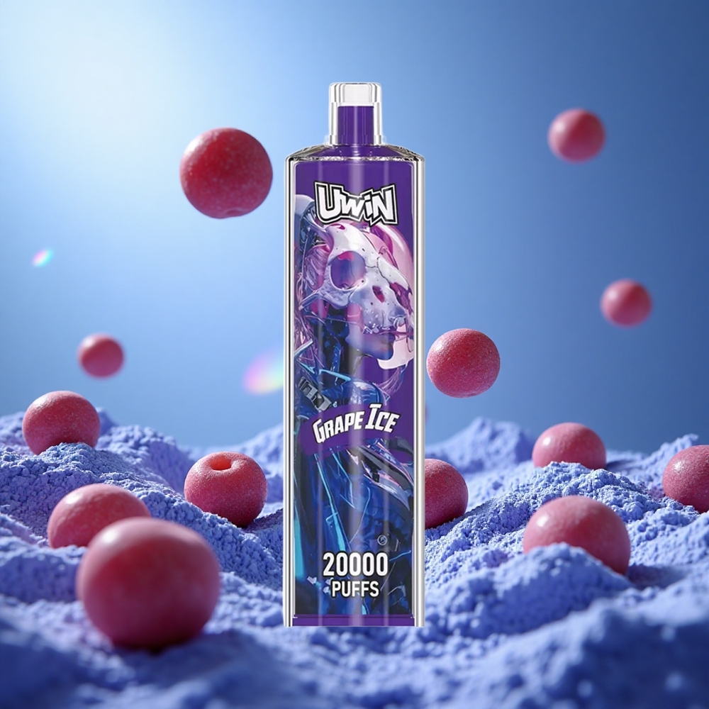 Uwin Shisha Hookah Crystal 20000 Puffs Druvis partihandel Sverige