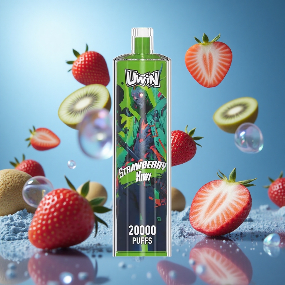 Uwin Shisha Hookah Crystal 20000 Puffs Jordgubbe Kiwi 22ml Kapacitet 650 mAh Batteri partihandel Sverige