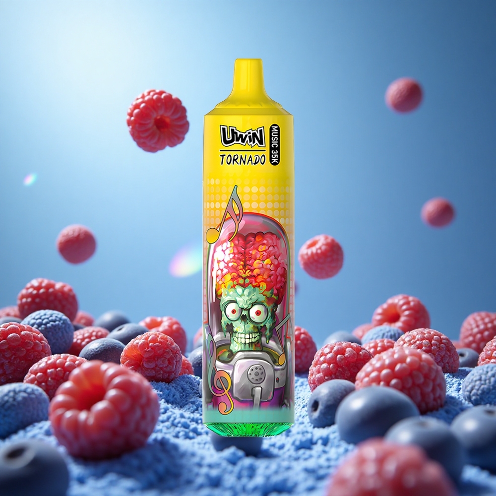 Uwin Tornado 35 000 Puffs Mixed Bär (Blåbär, Hallon, Jordgubbe) Typ-C partihandel Sverige