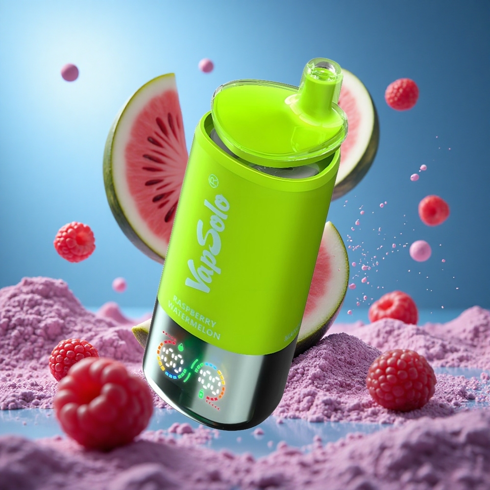 VapSolo Triple 30000 Puffs Hallon Vattenmelon 40ml E-Liquid Type-C laddningsport partihandel Sverige
