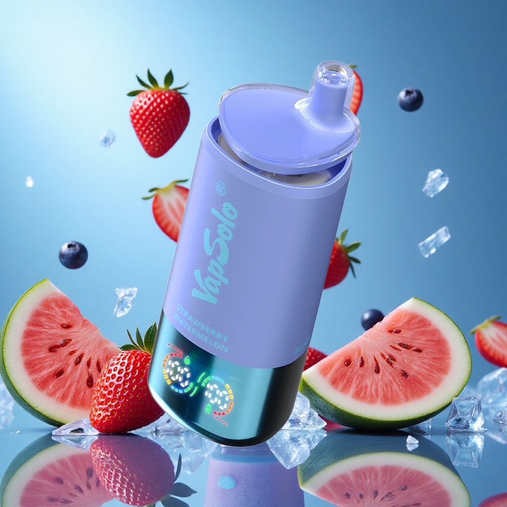 VapSolo Triple 30000 Puffs Jordgubb Vattenmelon & Blåbär Is E-Liquid: 40ml Nikotinstyrka: 20 mg/ml,50 mg/ml partihandel Sverige