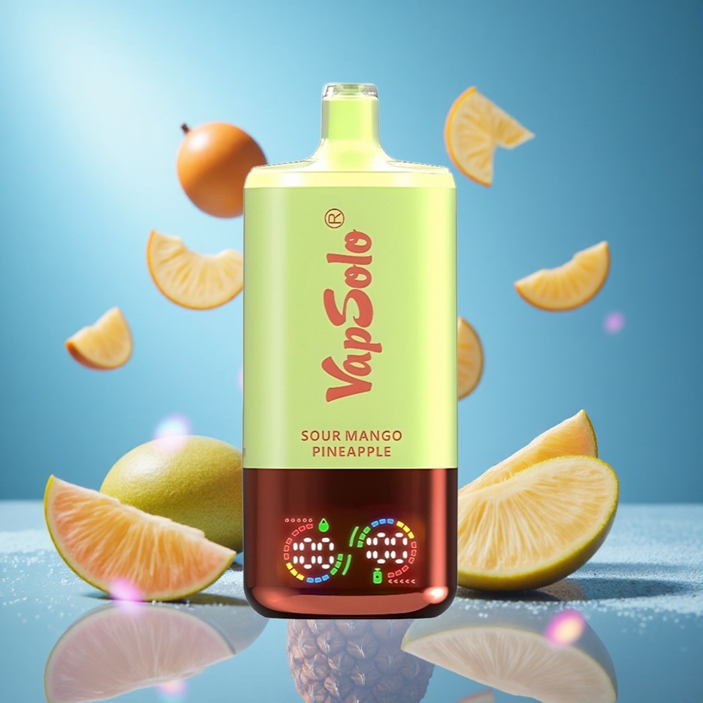 VapSolo Triple 30000 Puffs Sur Mango Ananas 40ml E-Liquid partihandel Sverige