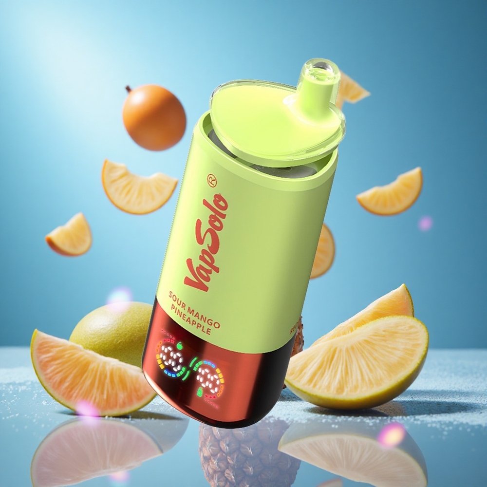 VapSolo Triple 30000 Puffs Sur Mango Ananas 40ml E-Liquid partihandel Sverige
