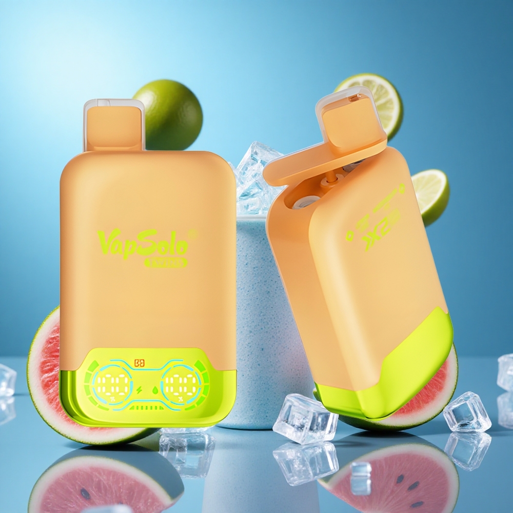 Vapsolo Twins 20000 Puffs Citronskal Lime & Vattenmelon Is 40 ml partihandel Sverige