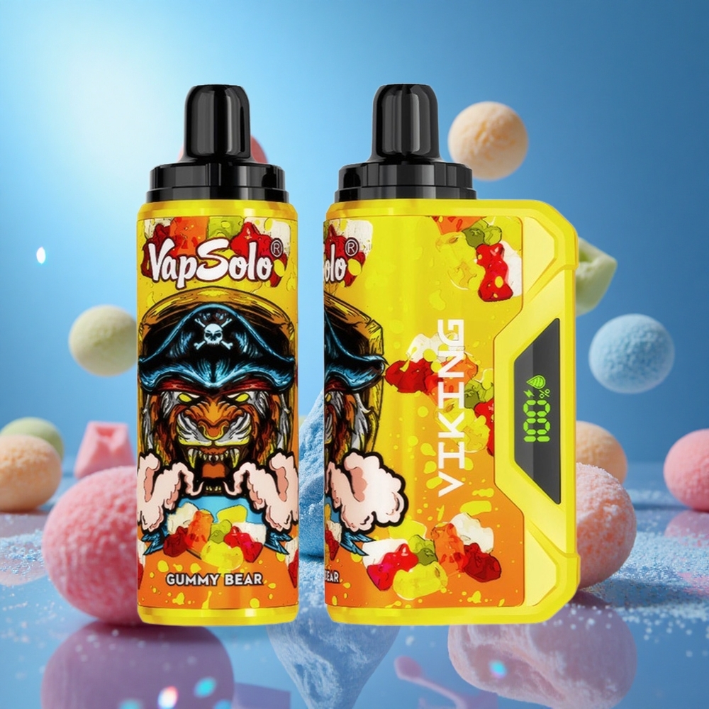 VapSolo VIKING 12000 Puffs Engångsvape Godisbjörn 22ml E-Vätska partihandel Sverige