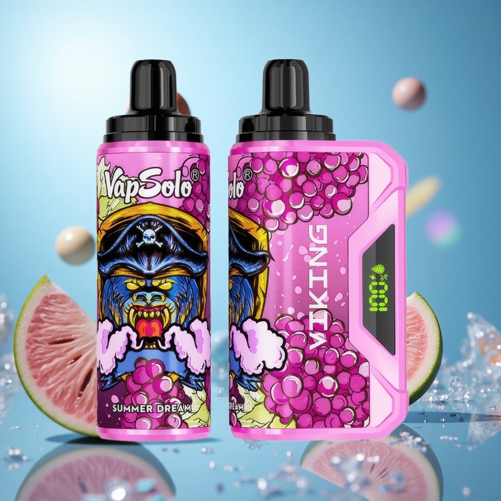 VapSolo VIKING 12000 Puffs Engångsvape Sommar Dröm 22ml 20 mg/ml & 50 mg/ml partihandel Sverige