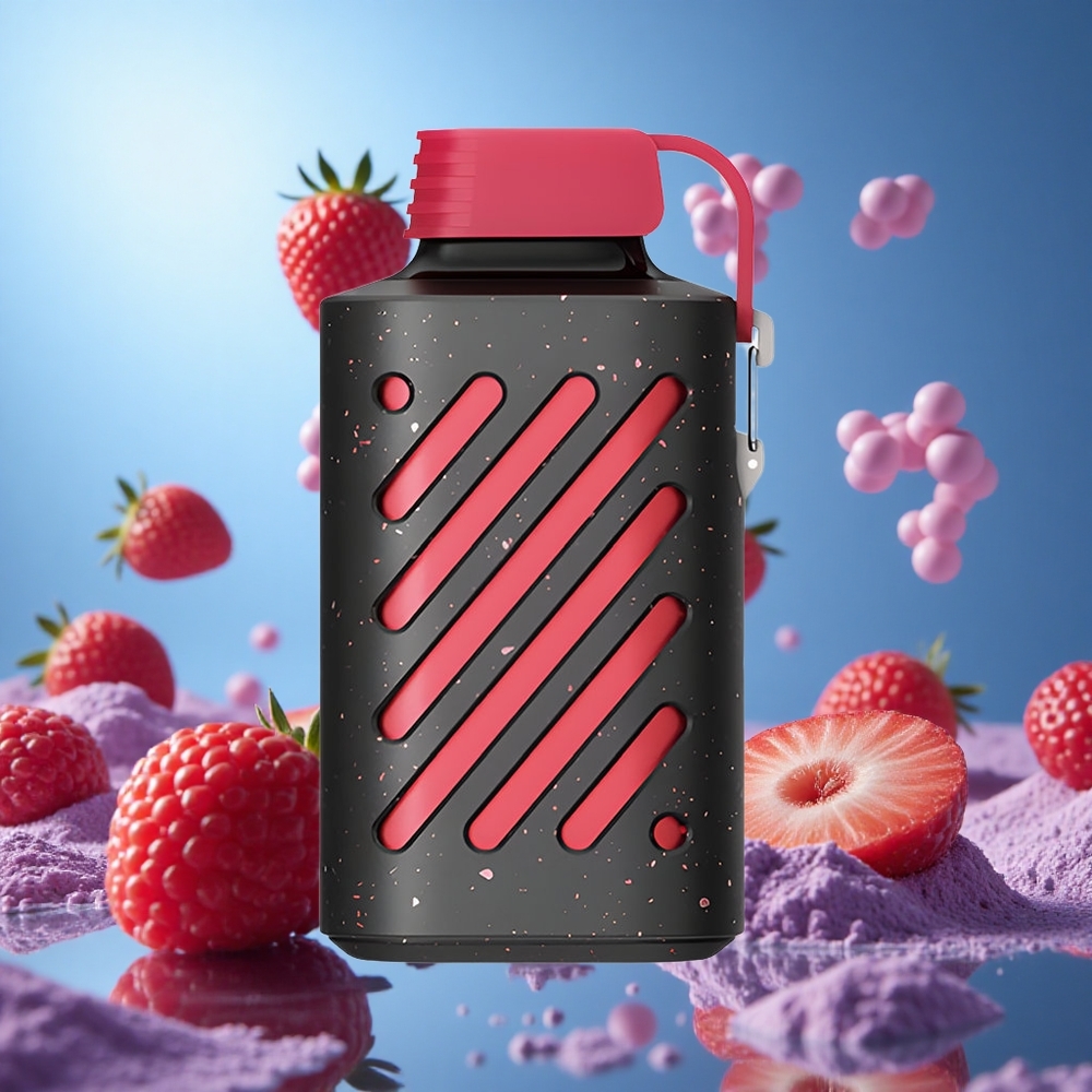 VOZOL GEAR 10000 10000 Puffs 20 ml E-vätska Kapacitet Jordgubb Hallon partihandel Sverige