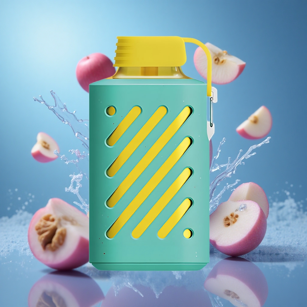 VOZOL GEAR 10000 Engångs Vape Dubbel Äpple 10000 Puffs 20 ml E-vätska Kapacitet partihandel Sverige