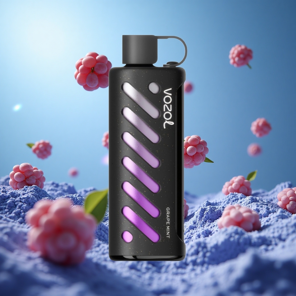 VOZOL Gear Shisha 25000 Puffs 30 Läcker Smaker 1000mAh Batteri Vindruva Mynta partihandel Sverige