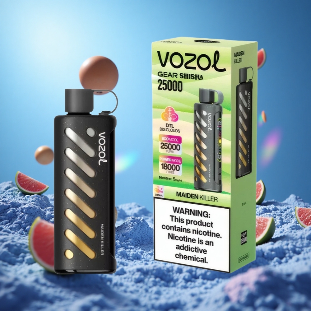 VOZOL Gear Shisha 25000 Puffs 30 Läcker Smaker Dual Mesh Dual Modes partihandel Sverige