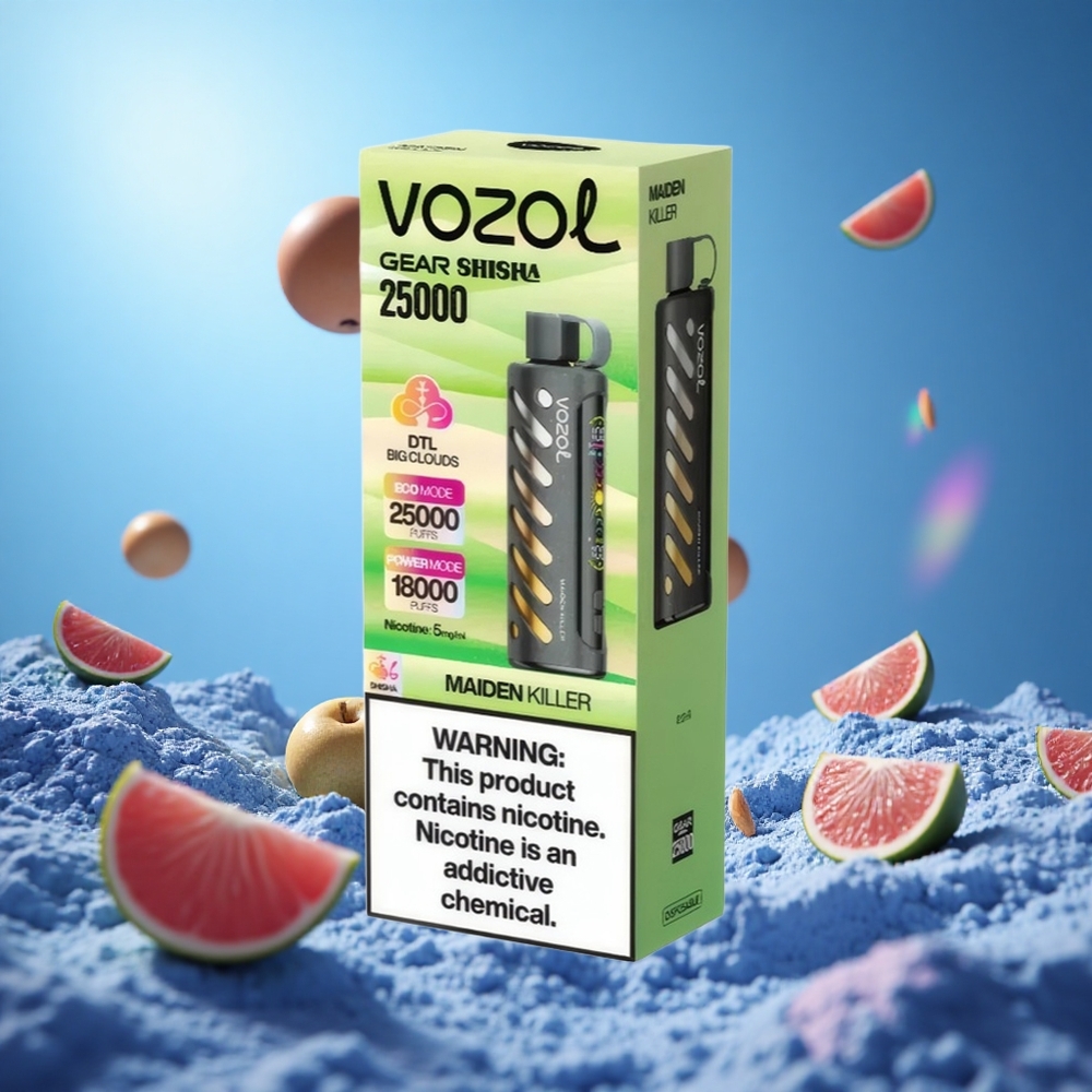 VOZOL Gear Shisha 25000 Puffs 30 Läcker Smaker Dual Mesh Dual Modes partihandel Sverige
