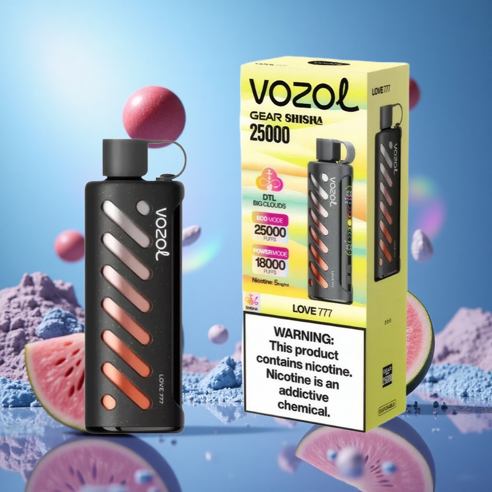 VOZOL Gear Shisha 25000 Puffs 30 Läckra Smaker Dual Mesh Dual Modes partihandel Sverige