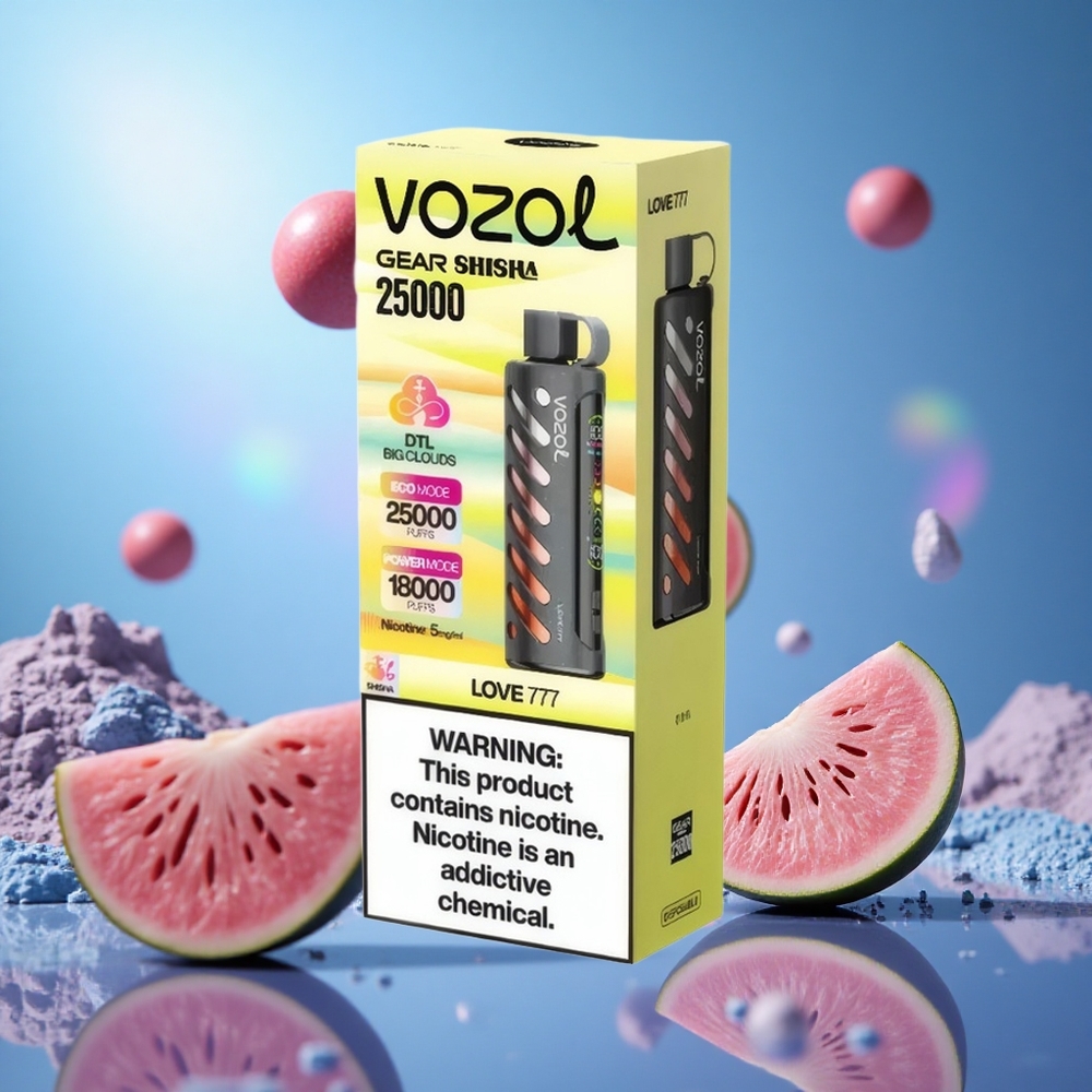 VOZOL Gear Shisha 25000 Puffs 30 Läckra Smaker Dual Mesh Dual Modes partihandel Sverige