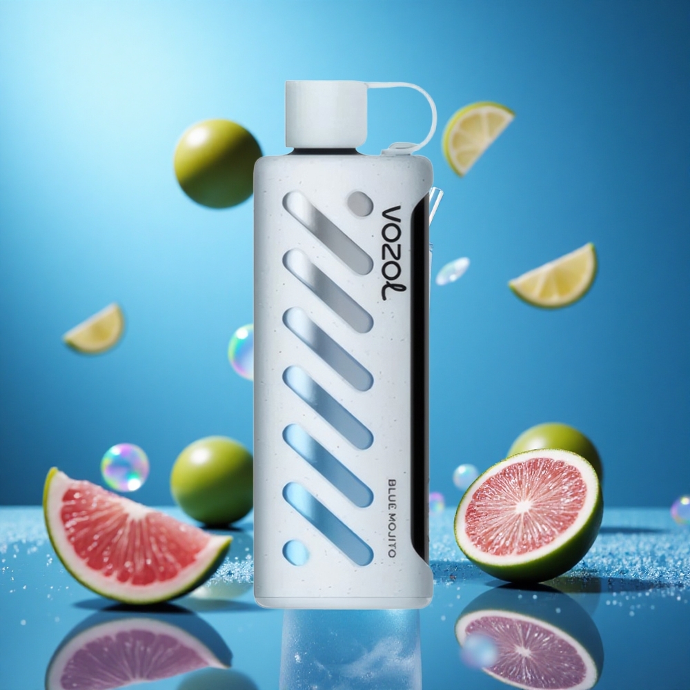 VOZOL Gear Shisha 25000 Puffs Blå Mojito 30 Läckra Smaker 1000mAh Batterikapacitet partihandel Sverige