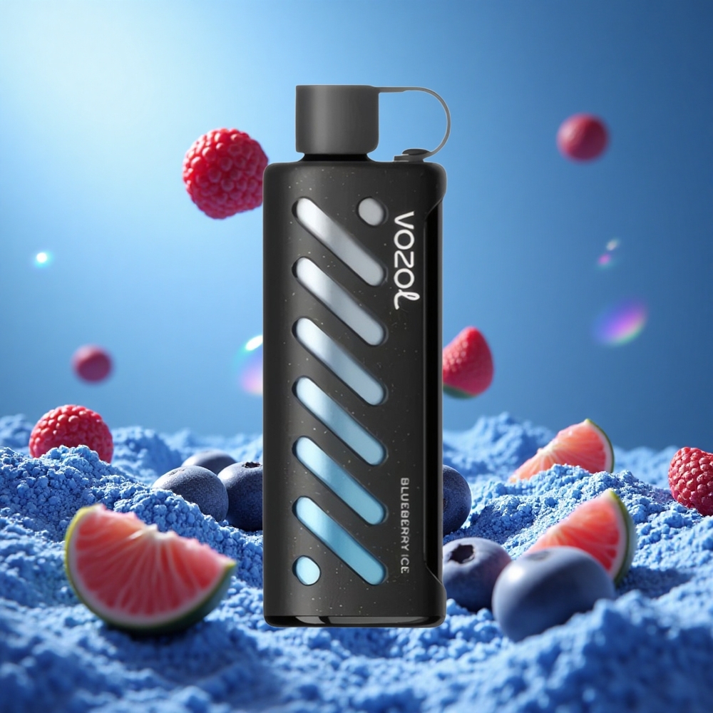 VOZOL Gear Shisha 25000 Puffs Blåbär Is Smarta Kretsar: S.i.L.C Teknik Batterikapacitet: 1000mAh partihandel Sverige