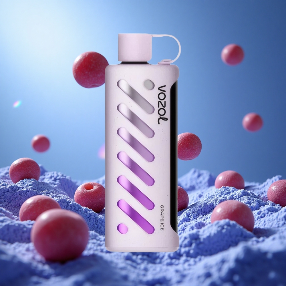 VOZOL Gear Shisha 25000 Puffs Druva Is 30 Läcker Smaker Dual Mesh Dual Modes partihandel Sverige