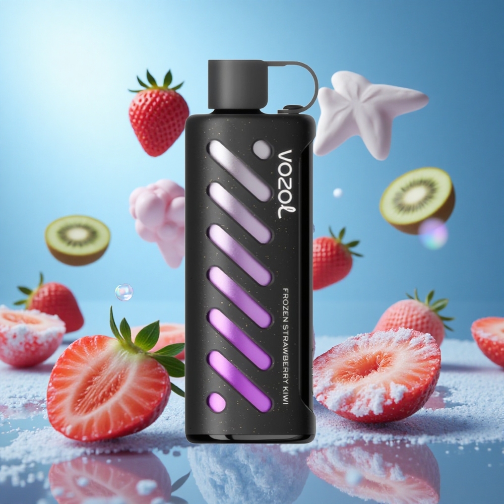 VOZOL Gear Shisha 25000 Puffs Fryst Jordgubb Kiwi Smaker: 30 Läckra smaker Batterikapacitet: 1000mAh partihandel Sverige