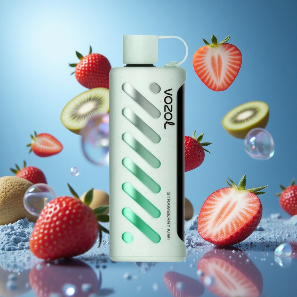 VOZOL Gear Shisha 25000 Puffs Jordgubbe Kiwi 30 Läckra Smaker 1000mAh partihandel Sverige